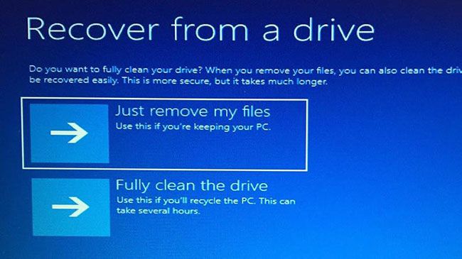 Hướng dẫn cài đặt lại windows cho surface